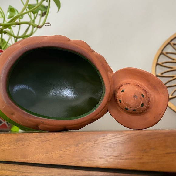 Cobble Creek Terra Cotta Turtle Wax Candle Reusable Holder - Picture 6 of 9